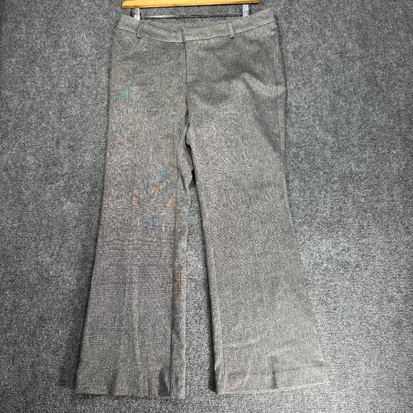 Kut From the Kloth Pants Womens 12 Petite Gray Stretch Trouser Bootcut Pockets - Picture 1 of 8